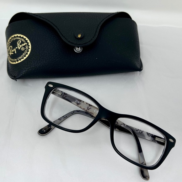 Ray-Ban | Accessories | Ray Ban Fame And Case Price Rb5228 Black 53714 ...